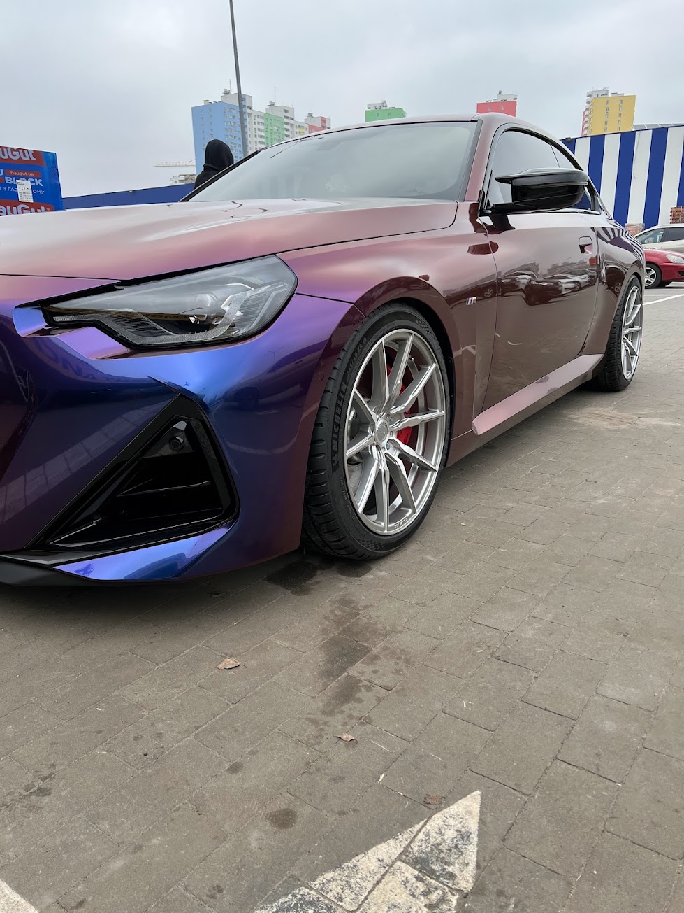 BMW G42 M240i xDrive on Concaver CVR4 wheels with Bilstein EVO SE suspension